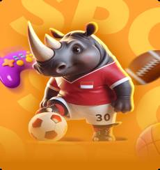 Gambar pemain olahraga sepak bola, basket, dan voli dengan bola dan trofi kemenangan di latar stadion, mewakili permainan sports online.